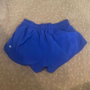 Lululemon Hotty Hot Shorts 8 Reg Royal Blue